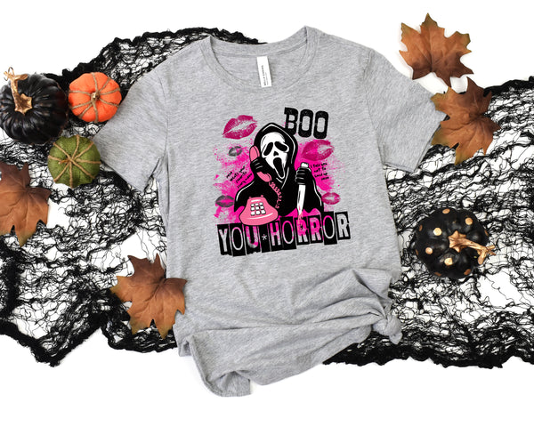 Boo You Horror - Bella + Canvas Jersey Tee