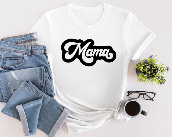 Vintage Mama Tee - Bella + Canvas Jersey Tee