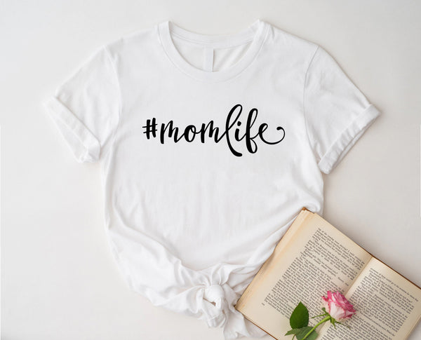 #momlife tee - Bella + Canvas Jersey Tee