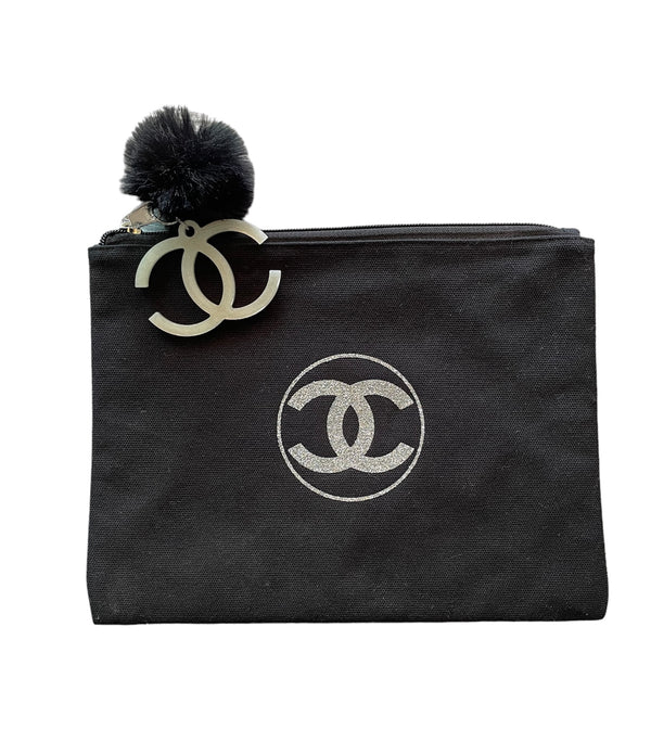 Chanel Canvas Zipper Bag